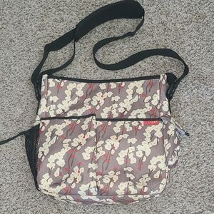 Skip Hop Brown and Cream Bag